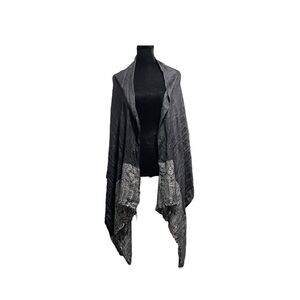 Collection Eighteen 100% Silk Shawl Wrap Fringe Hem